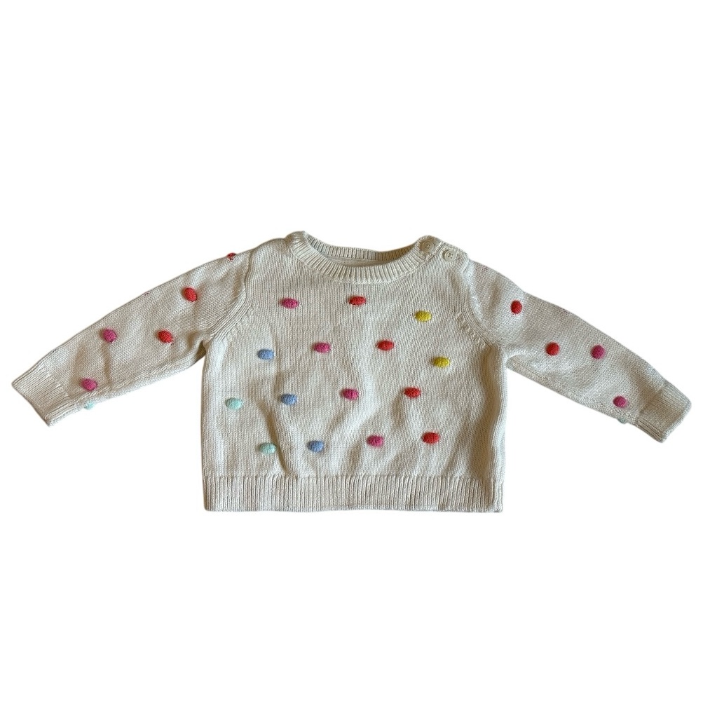 Baby Gap Popcorn-Knit Sweater Baby Girl Size 0-3 Months
